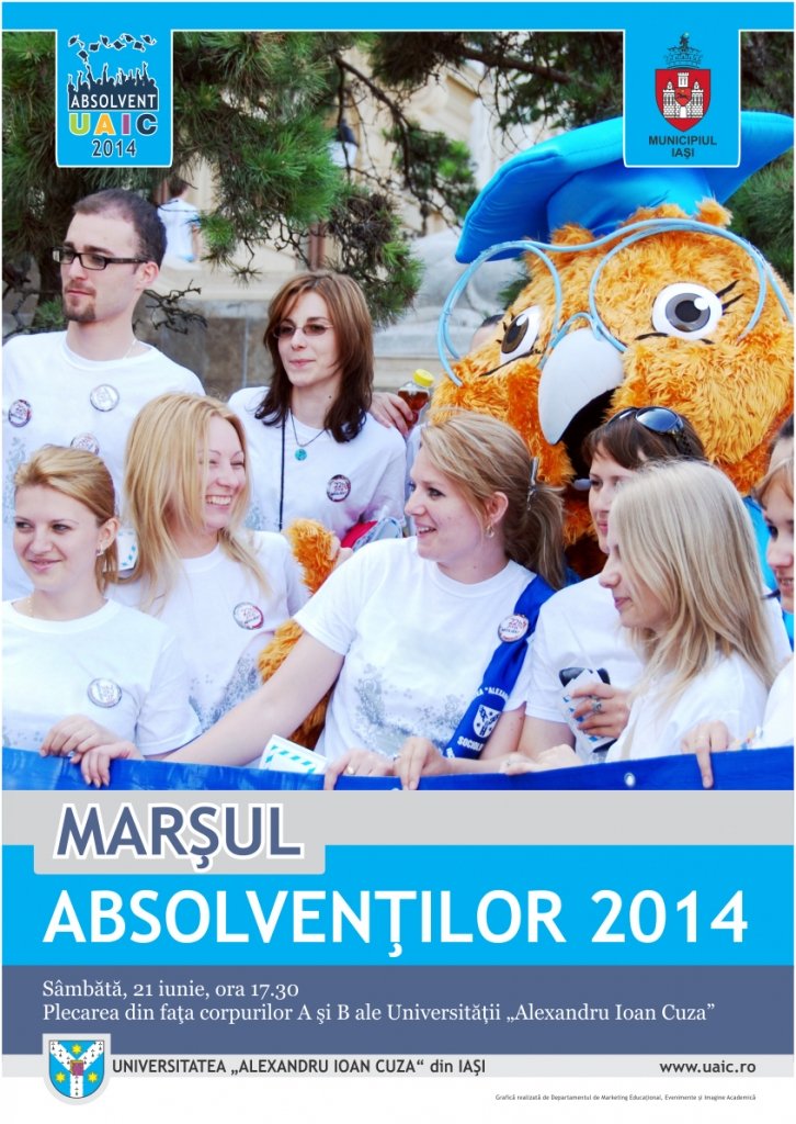 afis marsul absolventilor 2014 facebook